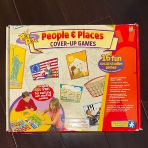 Hot Dots People & Places Cover-Up Games